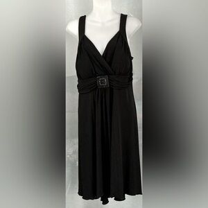 Vintage En Focus black sleeveless dress